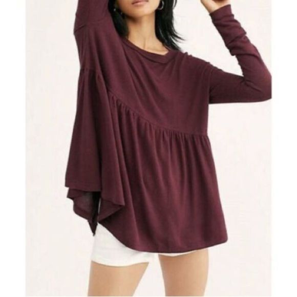 Free People Tops - Free People, Forever Your Girl, Baby Doll Tunic Top, Size S